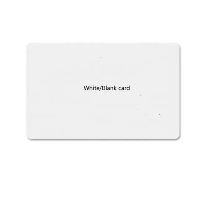 Sehr günstiger Preis Weiße Karte PVC-Material kunden spezifischer Druck TK4100 125kHz ID weiße Karte Fabrik