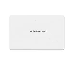 Very cheap price White card PVC material customized printing TK4100 125khz ID white card factory