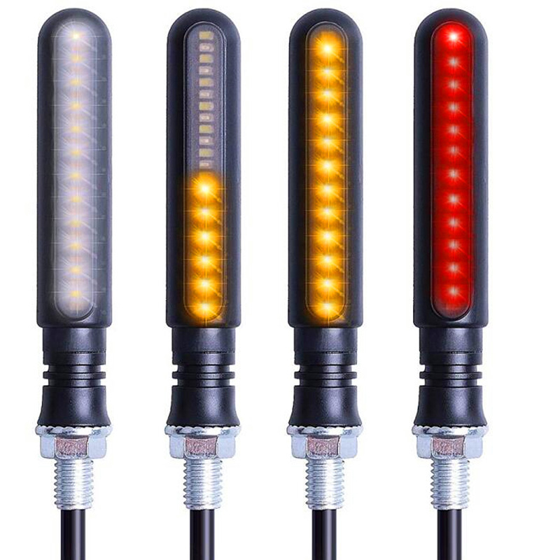 12V Led DRL Вождения тормозной течет динамический последовательным индикатор СВЕТОДИОДНЫЙ индикатор фонарь сигнала поворота