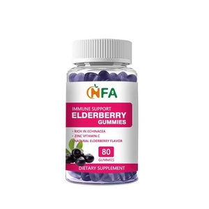 Suplemento de Extracto de Vitamina C Personalizado, Mejora la Salud de la Piel y Contiene Potentes Antioxidantes, Gomitas de Baya del Saúco - Product Image 1