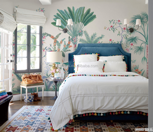 <span class=keywords><strong>Carta</strong></span> <span class=keywords><strong>da</strong></span> <span class=keywords><strong>Parati</strong></span> Murale 3D con Disegni di Foresta Pluviale Tropicale del Sud-Est Asiatico per Decorazione Domestica - Product Image 6