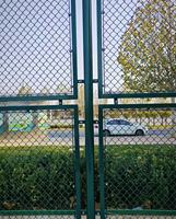 Systèmes de clôtures de terrains de tennis en PVC galvanisé Master Halco fabriqués en Chine, pour définir facilement les lignes de délimitation des propriétés, assemblage facile.