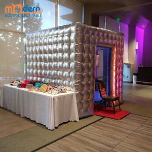 Cabine <span class=keywords><strong>Photo</strong></span> Gonflable Moderne 360° avec Éclairage LED, Tente de Fond en Tissu Oxford 210D, Taille Cube 2,5m – Efficace - Product Image 6