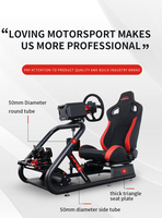 Siège de simulation de course professionnel, support de siège de course, simulation de course