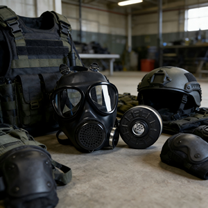 Masque <span class=keywords><strong>à</strong></span> gaz MJ-4003 FMJ05 intégral pour peinture au pistolet, gaz acides, sulfure d'hydrogène, poussière, utilisation directe dans le pétrole, les produits chimiques et la métallurgie - Product Image 6