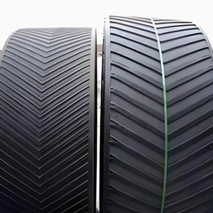 Sabuk konveyor karet bermotif Chevron tipe L <span class=keywords><strong>a</strong></span> F Y T Anti selip kustom sabuk konveyor nilon tugas berat dan poliester untuk pertambangan - Product Image 1