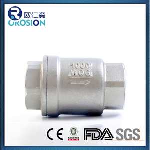 Popular Stainless Steel SS201 H12W-16P Soft Seal Thread Ball <strong>Check</strong> <strong>Valve</strong> Vertical <strong>Check</strong> <strong>Valve</strong> - Product Image 2