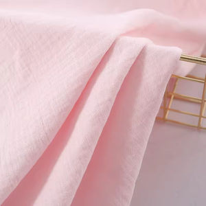 Prix direct usine – Tissu en mousseline de coton respirant, couleur unie, 2, 3 ou 4 couches, doux, 100 % coton, tissé en crêpe pour l'emmaillotage de bébé - Product Image 5