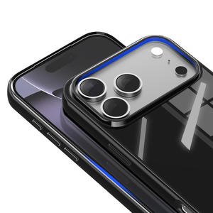 Custodia per Telefono in TPU Morbido con Superficie Liscia per <span class=keywords><strong>iPhone</strong></span> 17 <span class=keywords><strong>Pro</strong></span> Max 16E 15 14 Plus 13 12 Mini <span class=keywords><strong>11</strong></span> <span class=keywords><strong>Pro</strong></span> 17 Air, <span class=keywords><strong>Cover</strong></span> Rigida <span class=keywords><strong>Nera</strong></span> di Lusso - Product Image 3