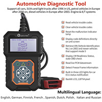 Lector de Códigos OBD2 Automotriz de Alta Calidad, Herramienta de Diagnóstico Universal con Función de Lectura y Eliminación de Códigos de Error, 9V-16V, Garantía de 12 Meses
