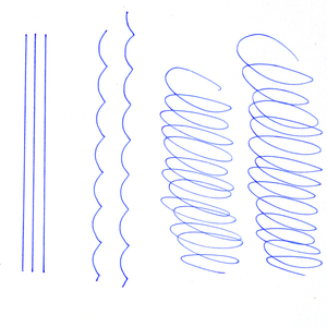 Penne <span class=keywords><strong>a</strong></span> <span class=keywords><strong>Sfera</strong></span> Cancellabili in Plastica da 0.5mm Blu per la Scuola in 8 Colori - Product Image 3