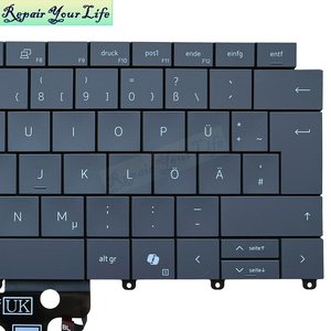 คีย์บอร์ดแล็ปท็อปมีไฟด้านหลังของเยอรมันสำหรับ Dell <span class=keywords><strong>Pro</strong></span> <span class=keywords><strong>MAX</strong></span> <span class=keywords><strong>14</strong></span>แป้นพิมพ์ NSK-DAVABC MA14250 028RCY AI เวอร์ชั่นต้นฉบับ - Product Image 3