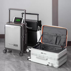Multifunctional High-quality Business Pc Travel <strong>Suitcase</strong> with USB Silent Universal Wheel Lightweight <strong>Small</strong> Carry-on <strong>Suitcase</strong> - Product Image 3