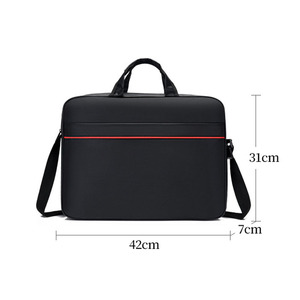 Bolso organizador de ordenador portátil con logotipo personalizado al por mayor, bolso de hombro individual, práctico bolso cruzado de negocios para exteriores, bolso de ordenador portátil unisex a la moda - Product Image 3