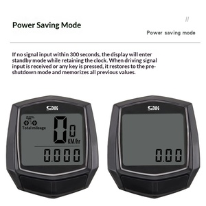 Compteur de vitesse de vélo filaire haute précision, étanche, grand écran, installation facile, suivi de vitesse en temps réel, équipement de cyclisme - Product Image 5