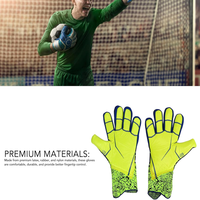Guantes de Portero de Fútbol de Alta Calidad al por Mayor, para Jóvenes y Adultos, Transpirables, de Látex, con Diseño Antideslizante y Protección