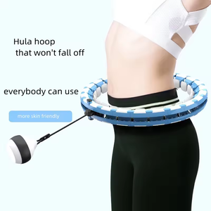 Hoola <span class=keywords><strong>hoop</strong></span> ball allenamento fitness staccabile intelligente <span class=keywords><strong>hula</strong></span> ring <span class=keywords><strong>hoop</strong></span> fitness fitness smart peso <span class=keywords><strong>hula</strong></span> <span class=keywords><strong>hoop</strong></span> in consegna veloce - Product Image 3