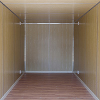 Conteneur de bureau extensible en acier de 20 pieds, moderne, écologique et de haute qualité, idéal pour les chambres et villas extérieures