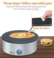 Meilleure Machine à crêpes chinoise commerciale, crêpière électrique antiadhésive en acier inoxydable avec Station de service