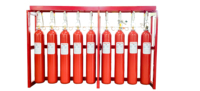 Systèmes d'extinction d'incendie à gaz haute pression FM200/HFC 227ea PRI-SAFETY GQQ120/2.5-PRI Cylindre en acier peint en rouge CCC