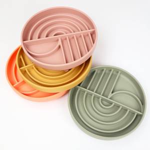 Fábrica Atacado Bom Preço Premium Outdoor Portátil Anti-choke Anti Slip <span class=keywords><strong>Pet</strong></span> Lento Lambendo Alimentador Tigela - Product Image 5