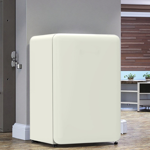 Factory Supply 128L Portable Retro <b>Mini</b> Fridge Foamed Door Air Smart Single-Temperature Automatic Defrost for Household Use KBCD - Product Image 4