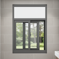 Ventana Corredera de Aluminio Insonorizada de Diseño Moderno con Malla de Seguridad para Balcón y Sala de Estar