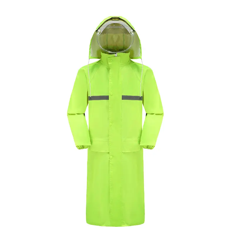 Fashion raincoat adult raincoat waterproof poncho latest design hooded long raincoat Trench coat