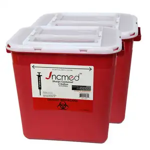 Medical Sharps Container Biohazard Needle Disposal For Chemo Waste Container