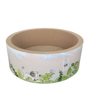 시클-고품질 배터리 뜨거운 판매 재고 IC-5016-purple 고양이 디스크 골판지 골판지 무료 개박하 상자 - Product Image 1