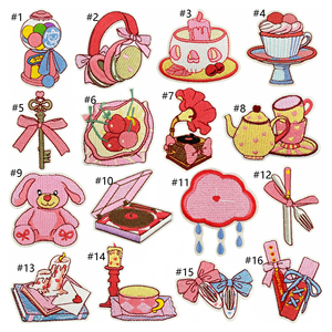 <b>Sweet</b> Style Cute Embroidery Iron on <b>Personalized</b> Girl Patches - Product Image 2