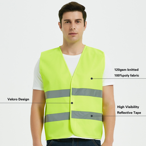 سترة أمان عالية الوضوح عالية الجودة ، سترة عاكسة للسلامة يمكن أن تكون مع سترة أمان عاكسة باللون الأرجواني والرمادي والوردي - Product Image 5