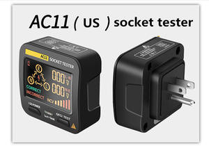 Testeur de tension intelligent de prise de courant AC11, nouveau testeur numérique de Test Rcd NCV, prise US/UK/EU/AU, sans Phase - Product Image 5