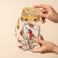 Autocollants pour animaux de compagnie personnalisés à faible MOQ, autocollants géants pour animaux de compagnie, autocollants kawaii pour scrapbooking