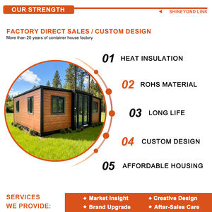 Rumah Kontainer Ekspansi 20FT Satu Kamar Tidur Rumah Eksklusif Pribadi yang Dapat Disesuaikan untuk Rumah Prefabrikasi - Product Image 2