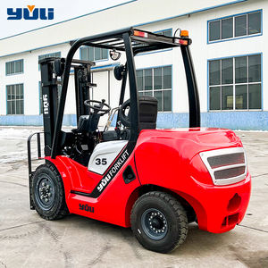 ยูลี่ รถยกดีเซลคุณภาพสูง 4 ล้อ 3 เมตร 2 ตัน 3 ตัน 5 ตัน พร้อมเบรกบริการ ราคาโรงงาน 3.5 ตัน ระบบเปลี่ยนเกียร์ด้านข้าง ใช้เชื้อเพลิงดีเซล - Product Image 3