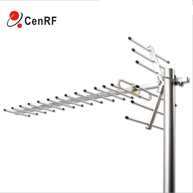 High Gain Long Range 15dbi Uhf TV Antenna Outdoor Digital Outdoor Cellular Yagi Digital TV Antenna