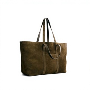 European Style Women's Casual Large Capacity Genuine Leather Handbags with Zipper Closure Eco-Friendly - Product Image 3