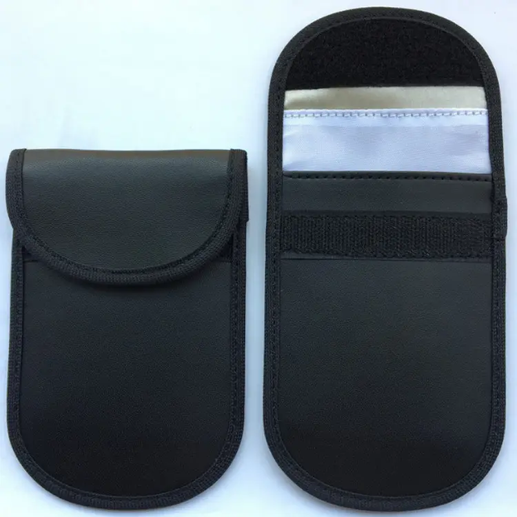 Rfid Signal Blocking Bag Shielding Pouch Wallet Case for Cell phone Protection, Car Key fob Faraday Bag