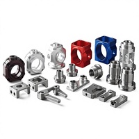 Service d'usinage CNC économique, fraisage d'aluminium anodisé 6061, pièces détachées électriques, pièces de machine CNC