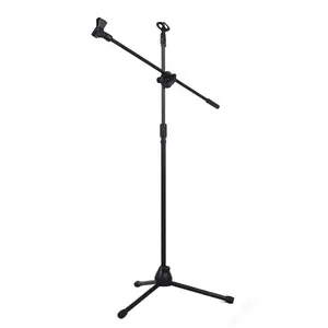 Trépied de Microphone professionnel réglable, support en métal, pour Studio, 1 pièce