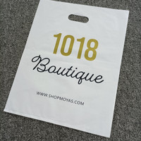 Sac fourre-tout en PEHD personnalisé poignée de sacs en plastique monocouche offre spéciale sac à provisions réutilisable en plastique Pe imprimé biodégradable avec logos