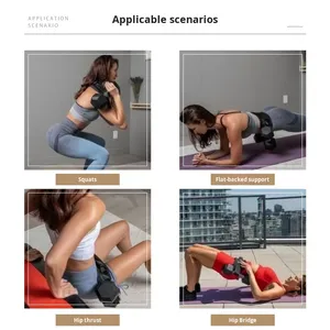 <span class=keywords><strong>Cintura</strong></span> per Hip <span class=keywords><strong>Bridge</strong></span> e Hip Thrust con Manubri, Portatile, per Allenamento con Pesi, per Uomini e Donne, Fitness, Sport, Salute, Massaggio, Bodybuilding - Product Image 5