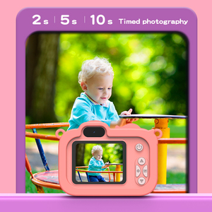 Cámara Infantil DLC con Diseño de Unicornio, Carcasa de Plástico y ABS |   Cámara Dual con Pantalla IPS de <2 Pulgadas, Video 4K, Fotografía con Temporizador - Product Image 3