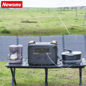 Newsmy 4800W 2400W batterie d'expansion générateur <span class=keywords><strong>solaire</strong></span> pour la maison pack d'extension d'alimentation de secours stockage centrale électrique Portable - Product Image 4