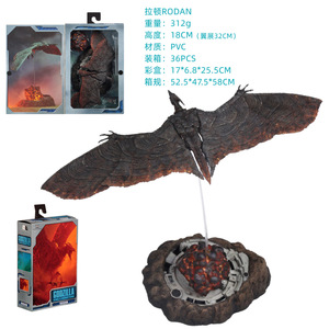 Cho <span class=keywords><strong>Godzilla</strong></span> vua của quái vật làm bằng tay Mô hình đồ trang trí có tính năng mothra và rodan PVC hành động con số thiết lập cho đồ chơi thu gom GSL - Product Image 1