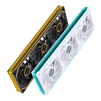 Lovingcool AIO 360mm ARGB Boîtier PC Refroidissement Ventilateur de refroidissement intégré haute performance avec miroir infini à quatre côtés