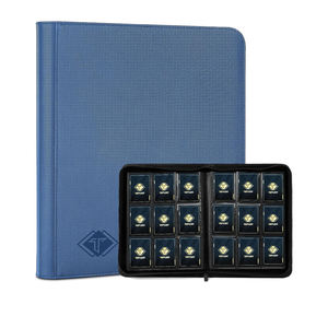 แฟ้มใส่การ์ดแบบแข็ง 9 ช่อง ปกซิป PU สำหรับใส่การ์ดขนาด 3x4 นิ้ว แบบสองด้าน เหมาะสำหรับการ์ด TCG การ์ดกีฬา ของขวัญ - Product Image 5