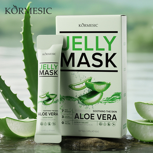 KORMESIC Private Label 4ml 10 <b>Strips</b> Korean Aloe Vera Fruit Gel Face Facial Mask Niacinamide Retinol Brightening Nourishing - Product Image 1