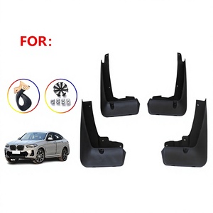 สำหรับ BMW X4 X4M ปี 19-24 ชุดแต่งกันโคลนสีดำแบบสปอร์ต อุปกรณ์เสริมกันโคลนยางรถยนต์ - Product Image 5